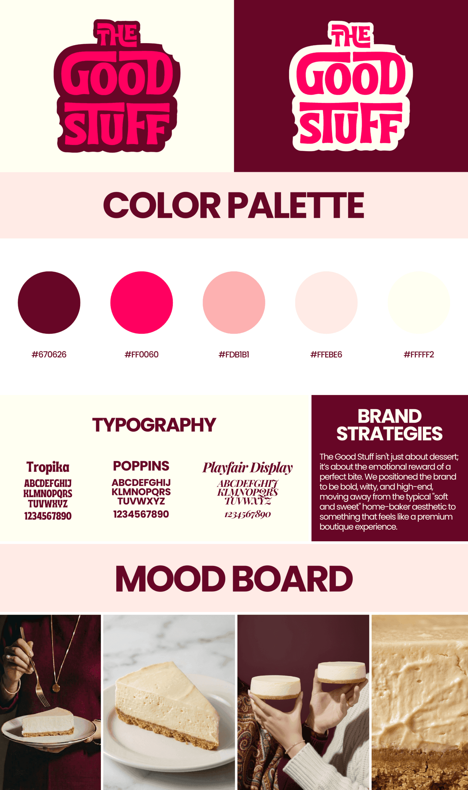 The Good Stuff Brand Board
